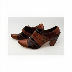 L’Artiste Spring Step “Wonderous” Leather Heels W 42 US 10 Brown Strap Artisan